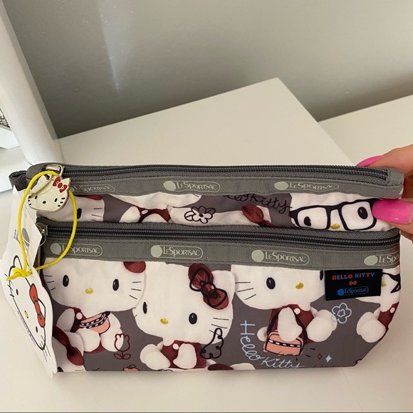 RARE- LeSportsac x Hello Kitty Tote & Clutch NWT - Picture 3 of 10